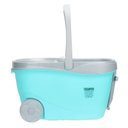 Ver imagem 3 de Balde Spin Mop 360 Cesto Inox Rodinha Alça Dispenser
