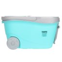Ver imagem 2 de Balde Spin Mop 360 Cesto Inox Rodinha Alça Dispenser