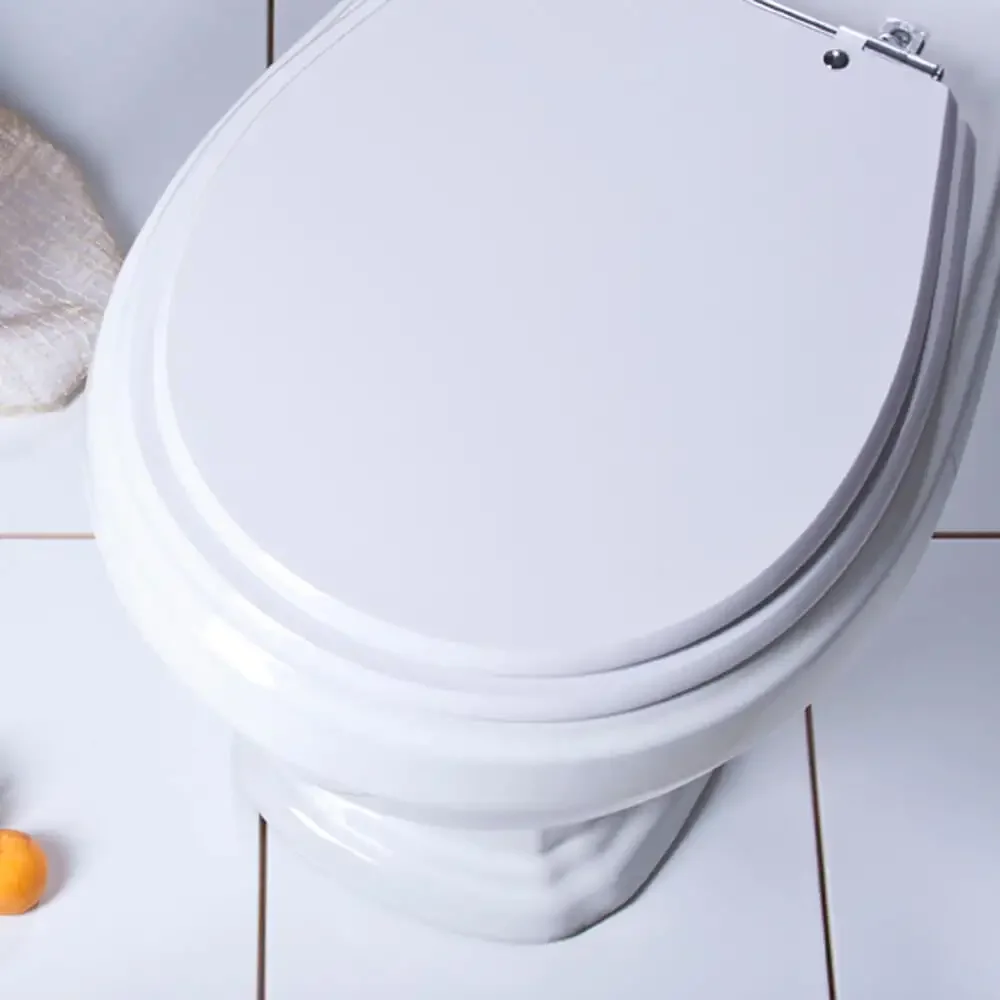 Assento Sanitário em MDF Avalon Branco para bacia Ideal Standard - 6