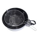 Ver imagem 2 de Fritadeira Elétrica 3 Litros Tacho Esmaltado Preto 110v