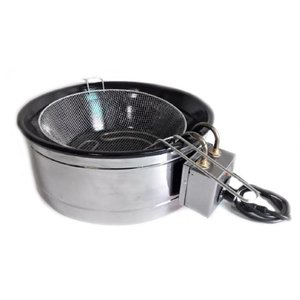 Fritadeira Elétrica 3 Litros Tacho Esmaltado Preto 110v