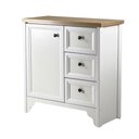Ver imagem 1 de Gabinete Armário Banheiro Ditália C/tampo Bn-05 Branco