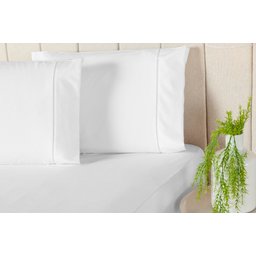 Jogo de Cama de Solteiro 2 pç Lençol Laura Percal de Microfibra Liso Branco - 4