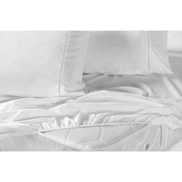 Jogo de Cama de Solteiro 2 pç Lençol Laura Percal de Microfibra Liso Branco - 3