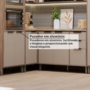Ver imagem 5 de Cozinha Modulada Completa 6 Peças com Espaço para Forno e Micro-ondas com Tampo Aspen Luciane Móveis