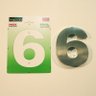 Números Inox (algarismos) - Para Fachadas - 15cm - (Nº 6) - 2
