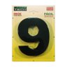 Números Inox Preto - Para Fachadas - 15cm - (Nº 9) - 1
