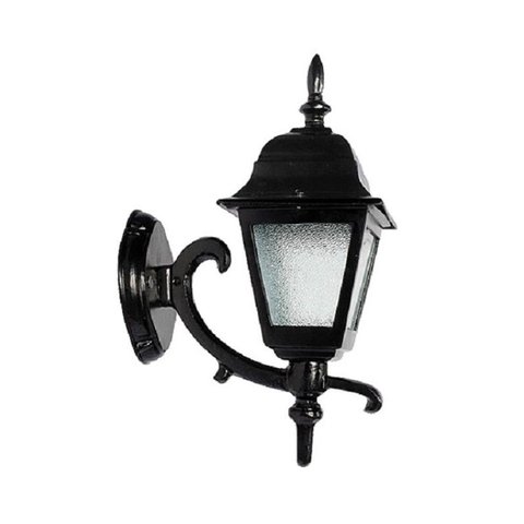 Luminária Colonial Canada Menor Com Braço em Alumínio 38cm