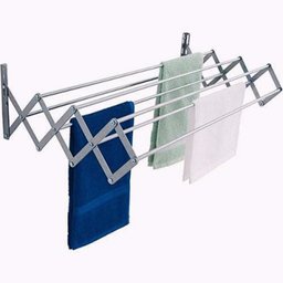 Varal Sanfonado Parede Retrátil 80cm Alumínio - 1