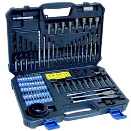 Kit de Brocas - 110 Peças - Goodyear - 1 Kit de Brocas - 110 Peças - Goodyear - 1