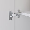 Ver imagem 7 de Armário Multiuso 2 Portas e 3 Prateleiras Internas Macau 170cm - Branco