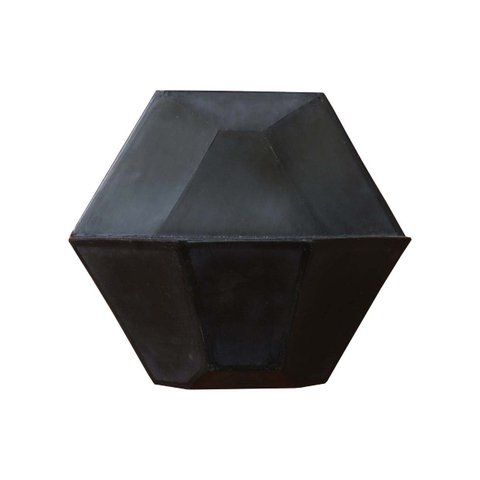 Vaso Planta Diamante 40x35 Jardim Vertical Polietileno - PRETO 002