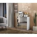 Ver mais imagens de Aparador Buffet 2 Portas com Espelho Vegas Multimóveis V3611 Branco
