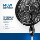 Ver imagem 6 de Ventilador de Coluna Mondial 140W 40cm 8 Pás 3 Velocidades Vstf-40C-8P-Bs 110V
