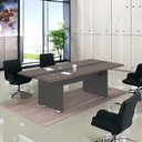 Ver imagem 3 de Mesa de Reunião Atlas 6 Lugares Freijó Preto