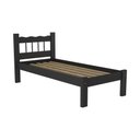 Ver imagem 3 de Cama Solteiro Madeira Maciça com Colchão Incluso Madri Multimóveis VCR4161 Preto