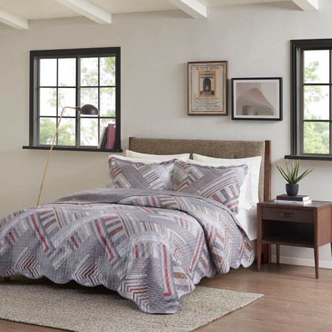 Colcha Ultrassônica - King Size - 150 Fios - Paris 19 - Dupla Face - C/ Porta Travesseiro - Corttex