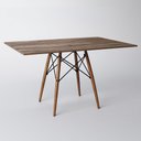 Ver imagem 1 de Mesa Eiffel Wood Tampo Retangular de Madeira 120 X 75 Cm Amêndoa Asturias - Cor: Marrom