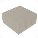 Ver imagem 6 de Puff Decorativo para Sala de Estar Quadrado Milano 90x90cm W01 Linho Bege - Lyam Decor