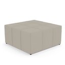 Ver imagem 2 de Puff Decorativo para Sala de Estar Quadrado Milano 90x90cm W01 Linho Bege - Lyam Decor