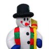 Boneco De Neve Gigante 1 metro e 80 cm Inflavel Natal Decorativo Natalina - 4