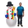 Boneco De Neve Gigante 1 metro e 80 cm Inflavel Natal Decorativo Natalina - 2