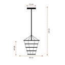 Ver imagem 3 de Luminária Kolonial Clown Iv Terraço Sala Quarto de Teto Luxo:bambu