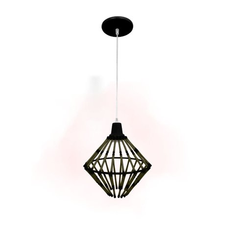 Luminária Kolonial Clown Iv Terraço Sala Quarto de Teto Luxo:bambu