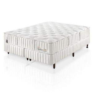 Colchão Queen LATEX FOAM De Látex Médio Kit Spa 158x198cm