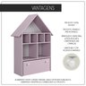 Casinha Organizadora de Brinquedos Infantil 100% Mdf Plancasa:lavanda - 6