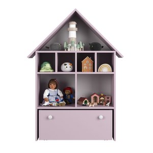 Casinha Organizadora de Brinquedos Infantil 100% Mdf Plancasa:lavanda