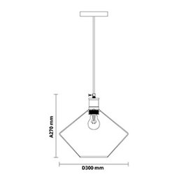 Lustre Pendente Arquitetizze Toquio Aramado Cobre E27 Bivolt - 3