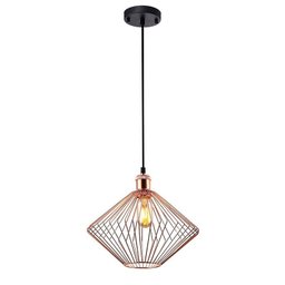 Lustre Pendente Arquitetizze Toquio Aramado Cobre E27 Bivolt - 2