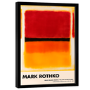 Ver imagem 1 de Quadro Decorativo Mark Rothko Violet, Black, Orange, Yellow On White Ared