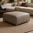 Ver imagem 4 de Puff Decorativo para Sala de Estar Living 60cm Benassi L06 Couro Marrom Café - Lyam Decor