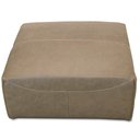 Ver imagem 2 de Puff Decorativo para Sala de Estar Living 60cm Benassi L06 Couro Marrom Café - Lyam Decor