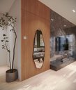 Ver imagem 5 de Espelho Decorativo Orgânico Grande 115x60 de Parede Quarto Sala Banheiro