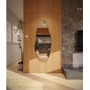 Ver imagem 1 de Espelho Decorativo Orgânico Grande 115x60 de Parede Quarto Sala Banheiro