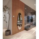 Ver imagem 2 de Espelho Decorativo Orgânico Grande 115x60 de Parede Quarto Sala Banheiro