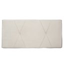 Ver imagem 2 de Cabeceira Painel Queen 160 Cm Dunas Suede Bege Claro - MV Estofados Shop