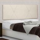 Ver imagem 1 de Cabeceira Painel Queen 160 Cm Dunas Suede Bege Claro - MV Estofados Shop