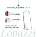 Ver imagem 4 de Espelho Grande Oval com Base Reta Corpo Inteiro 150 X 60 Cm com Suporte de Chão