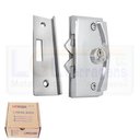 Ver imagem 1 de Kit metal para instalação de fechadura porta de correr blindex v/a - kit 10 cromado