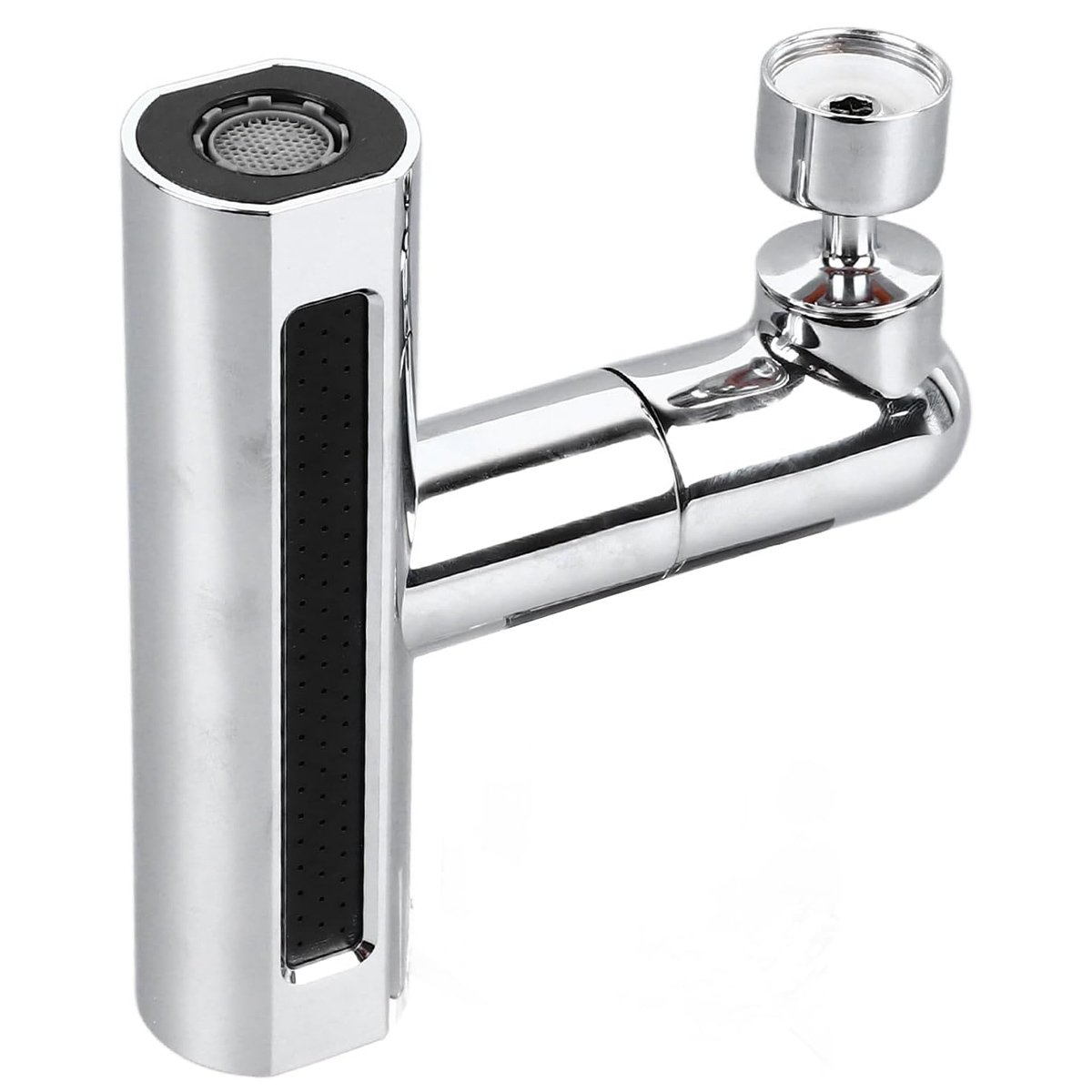 Extensor de Torneira Arejador 4 Modos Cascata Cozinha Adaptador Agua Alta Pressao Gira 360º Regulave - 6