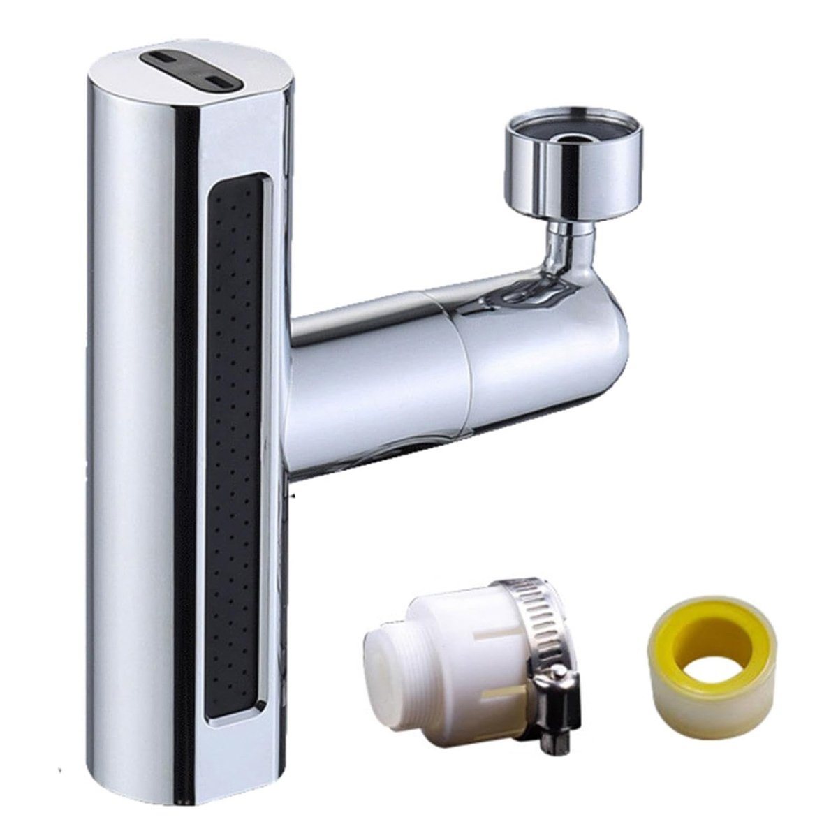 Extensor de Torneira Arejador 4 Modos Cascata Cozinha Adaptador Agua Alta Pressao Gira 360º Regulave