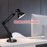 Luminária Pixar Lorben Abajur de Mesa Articulada com Garra e Base Preto - 6