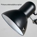 Ver imagem 7 de Luminária Pixar Lorben Abajur de Mesa Articulada com Garra e Base Preto