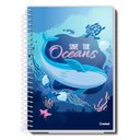 Ver imagem 3 de Caderno Universitário Feminino My Collection 224f/16 Matérias Credeal