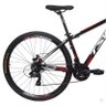 Bicicleta tsw ride 21v r29 preta/vermelha - 3