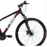 Bicicleta tsw ride 21v r29 preta/vermelha - 2